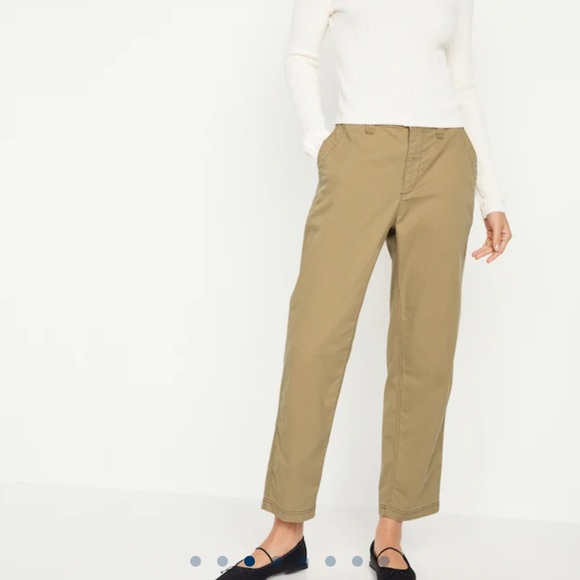 NWT OLD Navy High-Waisted OGC Chino Pants Color: Teakwood - Picture 3 of 6